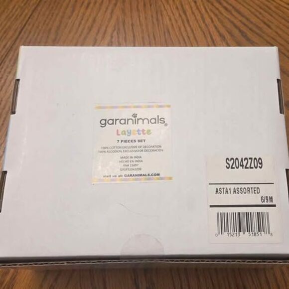 Garanimals Newborn Baby Girl Layette, 6-9 months - Picture 5 of 5